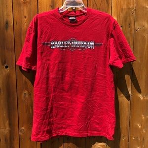 Rare Vintage Harley Davison Cape Cod Red T-shirt